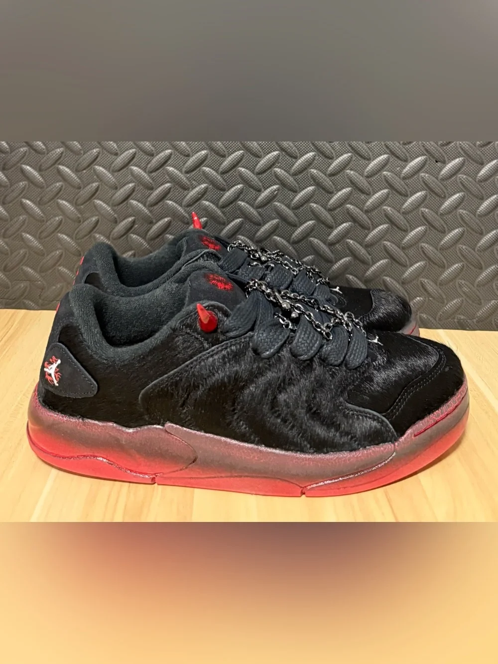 Air Jordan Session 'Raging Bull' Black Red IM6666-066 Mens Size 10